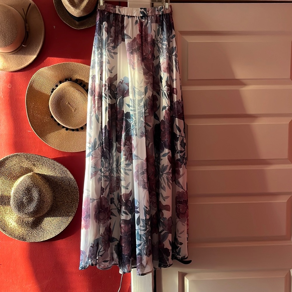 Perfect for Easter church or brunch! Maxi Floral Skirt
